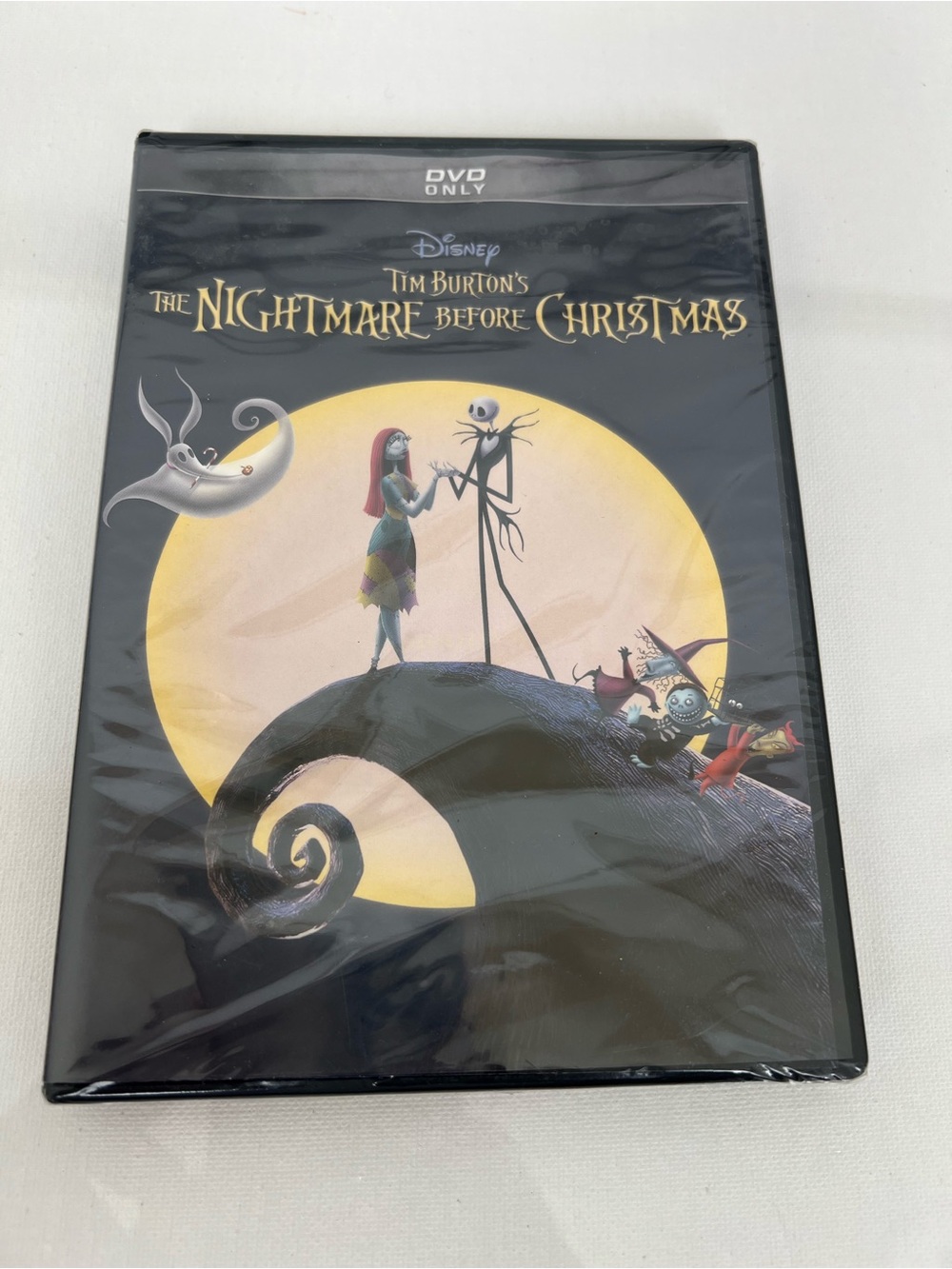 Disney The Nightmare Before Christmas DVD - Black & Yellow Artwork